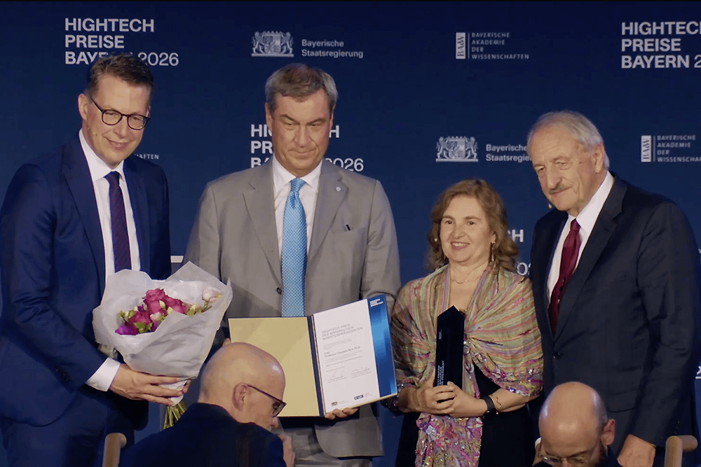 Daniela Rus receives Bavarian Minister-President's High-Tech Prize Daniela Rus receives Bavarian Minister-President's High-Tech Prize