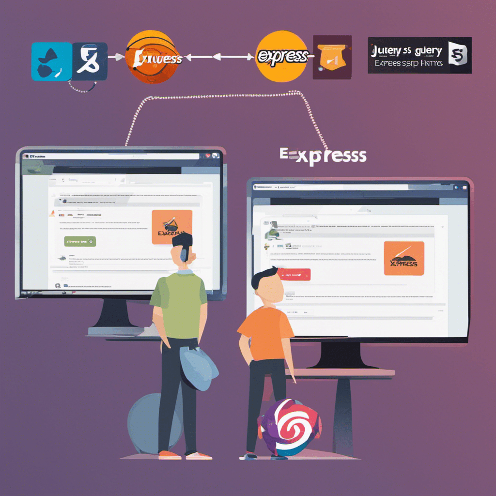 What is the difference between Express.js and jQuery? What is the difference between Express.js and jQuery?