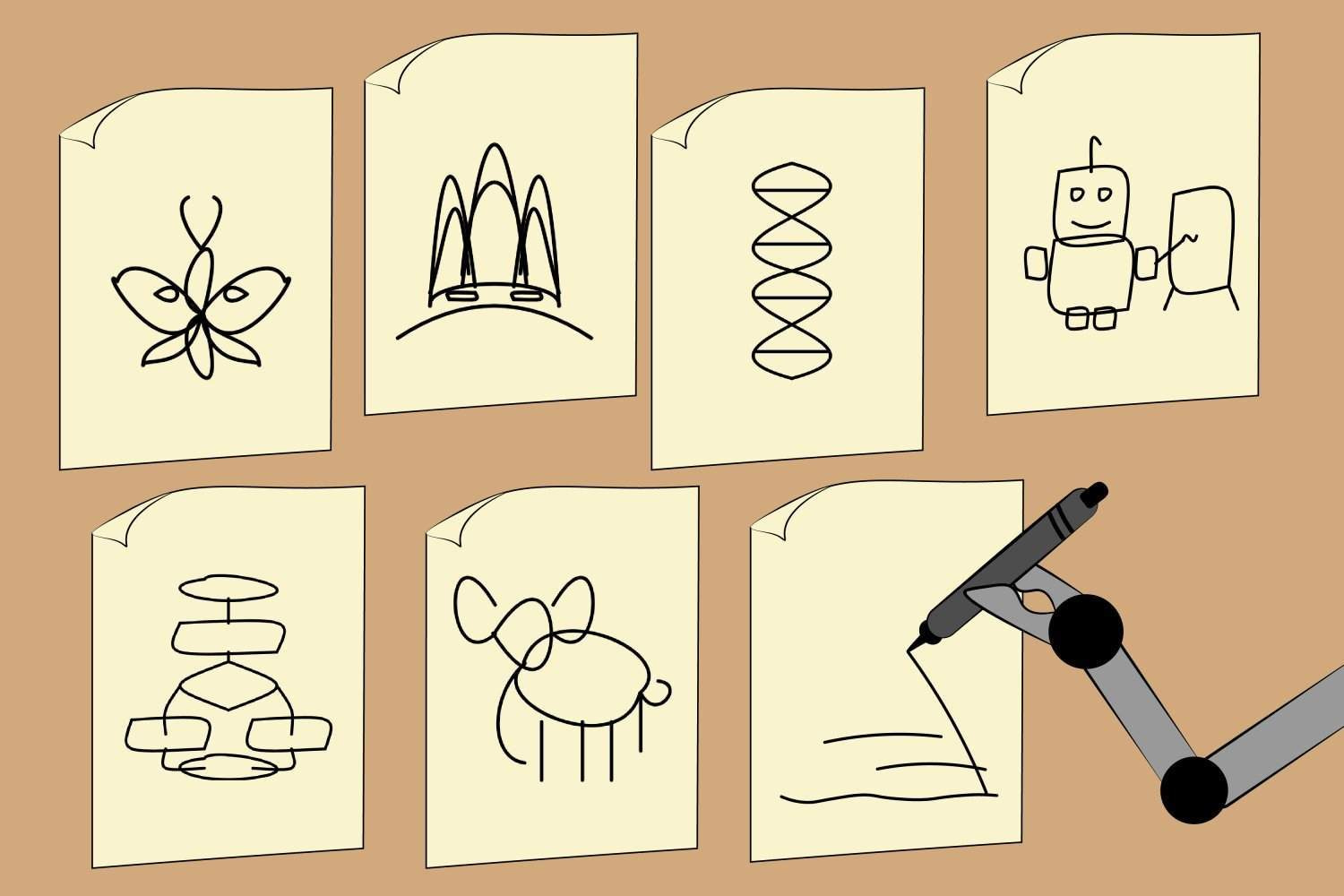 Teaching AI models the broad strokes to sketch more like humans do Teaching AI models the broad strokes to sketch more like humans do