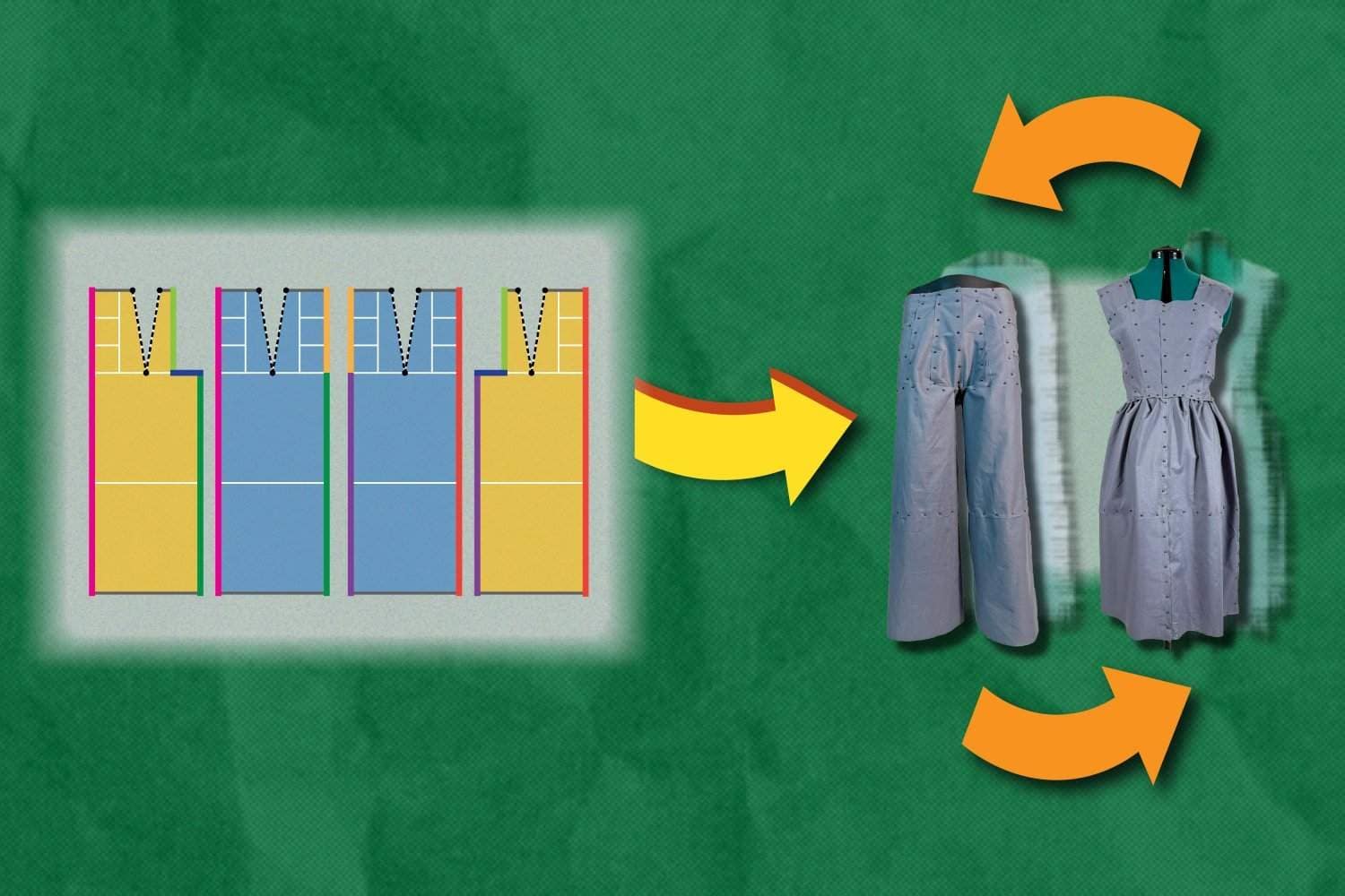 New software designs eco-friendly clothing that can reassemble into new items New software designs eco-friendly clothing that can reassemble into new items