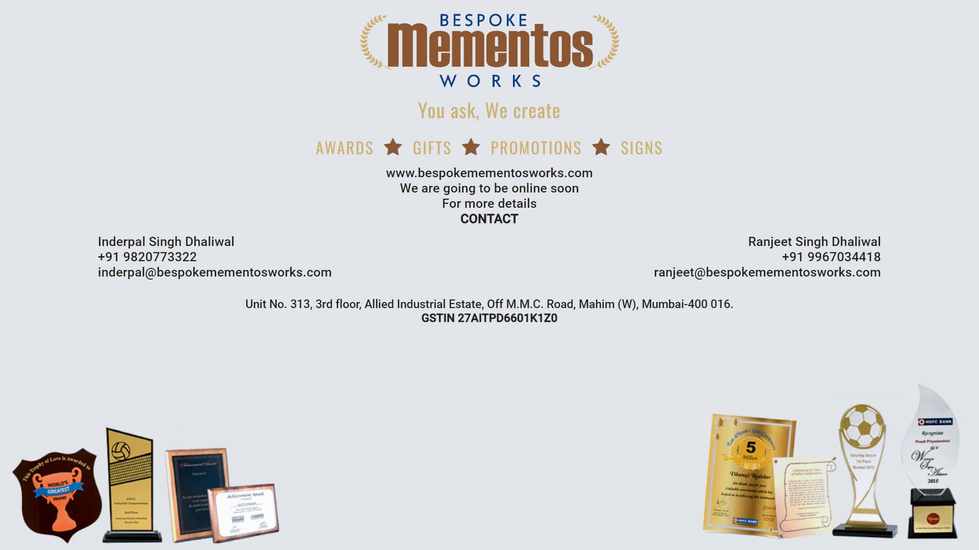 About bespokemementosworks